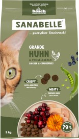BOSCH Sanabelle GRANDE Chicken / Cranberries Kurczak z Żurawiną dla kotów dużych ras 2kg - Zdjęcie nr 2