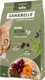BOSCH Sanabelle GRANDE Chicken / Cranberries Kurczak z Żurawiną dla kotów dużych ras 2kg - Zdjęcie nr 3