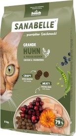 BOSCH Sanabelle GRANDE Chicken / Cranberries Kurczak z Żurawiną dla kotów dużych ras 8kg - Zdjęcie nr 4