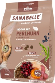 BOSCH Sanabelle INDOOR Guinea Fowl / Cranberries Perliczka z Żurawiną 400g - Zdjęcie nr 4