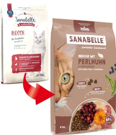 BOSCH Sanabelle INDOOR Guinea Fowl / Cranberries Perliczka z Żurawiną 2kg - Zdjęcie nr 2