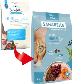BOSCH Sanabelle Kitten Chicken / Cranberries Kurczak z Żurawiną 8kg - Zdjęcie nr 2