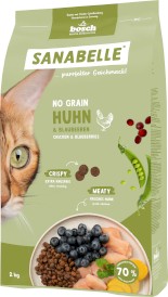 BOSCH Sanabelle NO GRAIN Chicken / Blueberries Kurczak z Borówką bez zbóż 2kg - Zdjęcie nr 4