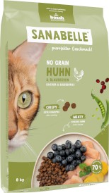 BOSCH Sanabelle NO GRAIN Chicken / Blueberries Kurczak z Borówką bez zbóż 8kg - Zdjęcie główne