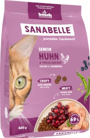 BOSCH Sanabelle Senior Chicken / Cranberries Kurczak z Żurawiną 400g - Zdjęcie główne