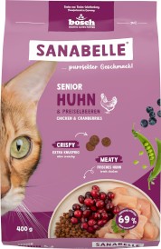 BOSCH Sanabelle Senior Chicken / Cranberries Kurczak z Żurawiną 400g - Zdjęcie nr 3