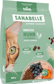 BOSCH Sanabelle Sensitive Chicken / Blueberries Kurczak z Borówką 400g - Zdjęcie nr 2