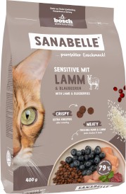 BOSCH Sanabelle Sensitive Lamb / Blueberries Jagnięcina z Borówką 400g - Zdjęcie główne