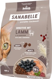 BOSCH Sanabelle Sensitive Lamb / Blueberries Jagnięcina z Borówką 400g - Zdjęcie nr 4