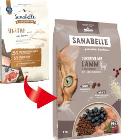 BOSCH Sanabelle Sensitive Lamb / Blueberries Jagnięcina z Borówką 400g - Zdjęcie nr 2