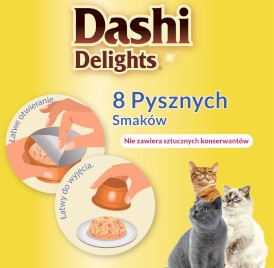 INABA Cat Dashi Delights Kawałki Kurczaka z Łososiem w bulionie 70g - Zdjęcie nr 6