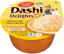 INABA Cat Dashi Delights Kawałki Kurczaka z Serem w bulionie 70g - Zdjęcie główne