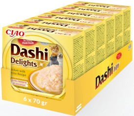 INABA Cat Dashi Delights Kawałki Kurczaka z Serem w bulionie 70g - Zdjęcie nr 3