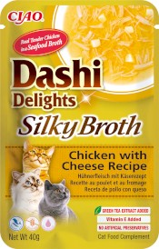 INABA Cat Dashi Delights Kawałki Kurczaka z Serem w bulionie 40g - Zdjęcie główne