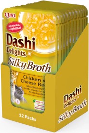 INABA Cat Dashi Delights Kawałki Kurczaka z Serem w bulionie 40g - Zdjęcie nr 2