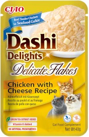 INABA Cat Dashi Delights Kawałki Kurczaka z Serem w galaretce 40g - Zdjęcie główne