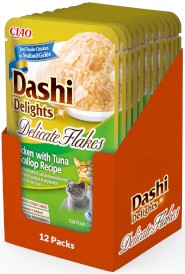 INABA Cat Dashi Delights Kawałki Kurczaka z Tuńczykiem i Przegrzebkami w galaretce 40g - Zdjęcie nr 2