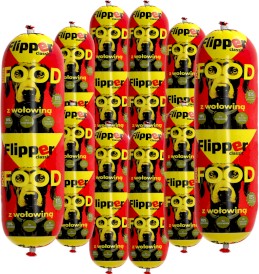 Dolina Noteci FLIPPER Classic Food Baton z Wołowiną 10x900g - Zdjęcie główne