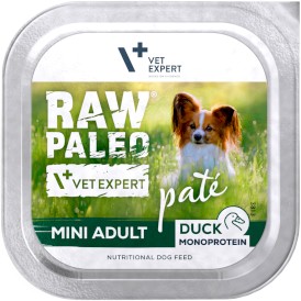 Vet Expert RAW PALEO Mini Adult Monoprotein Duck 150g - Zdjęcie główne
