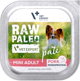 Vet Expert RAW PALEO Mini Adult Monoprotein Pork 150g - Zdjęcie główne