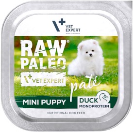Vet Expert RAW PALEO Mini Puppy Monoprotein Duck 150g - Zdjęcie główne