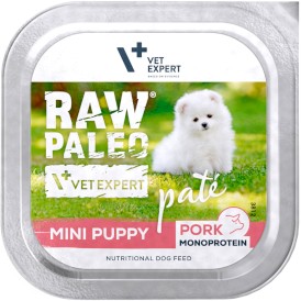 Vet Expert RAW PALEO Mini Puppy Monoprotein Pork 150g - Zdjęcie główne