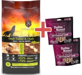 AMBROSIA Dog Adult Fresh Turkey / Duck Świeży Indyk i Kaczka 12kg + GRATIS DOLINA NOTECI - Zdjęcie główne