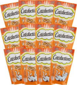 CATISFACTIONS Dreamies Chicken Przysmak z Kurczakiem dla kota 12x60g - Zdjęcie główne