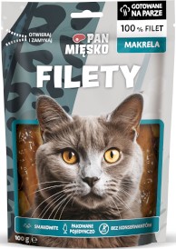 PAN MIĘSKO Filety Makrela dla kota 100g - Zdjęcie główne