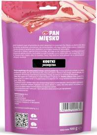 PAN MIĘSKO Kostki Jagnięcina dla psa 100g - Zdjęcie nr 2