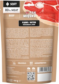 PAN MIĘSKO Kąski Wołowina dla psa 100g - Zdjęcie nr 2