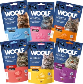 WOOLF WildCat Soft Snack Salmon Przysmak półwilgotny dla kota z Łososia 50g - Zdjęcie nr 2