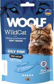 WOOLF WildCat Soft Snack Oily Fish Przysmak półwilgotny dla kota z Rybą 50g - Zdjęcie główne