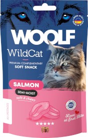 WOOLF WildCat Soft Snack Salmon Przysmak półwilgotny dla kota z Łososia 50g - Zdjęcie główne