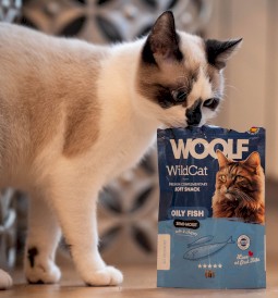 WOOLF WildCat Soft Snack Oily Fish Przysmak półwilgotny dla kota z Rybą 50g - Zdjęcie nr 2