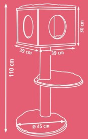 KERBL Drapak Ścienny Dinari Light 110cm - Zdjęcie nr 10