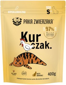PAKA ZWIERZAKA Kurczak S bez zbóż dla kotów 400g - Zdjęcie główne