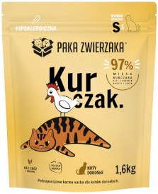 PAKA ZWIERZAKA Kurczak S bez zbóż dla kotów 1,6kg - Zdjęcie główne