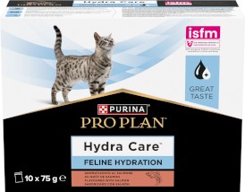 PURINA PVD Hydra Care Feline Hydration Supplement Salmon 10x75g - Zdjęcie główne