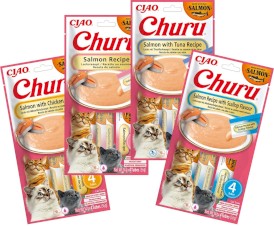 INABA Cat Churu Salmon Łosoś 4x14g - Zdjęcie nr 9