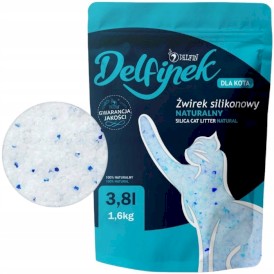 DELFINEK Żwirek silikonowy 3,8l - Zdjęcie główne