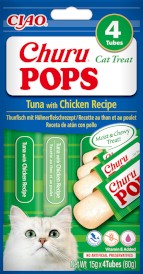 INABA Cat Churu Pops Tuna Chicken Tuńczyk Kurczak 4x15g - Zdjęcie główne
