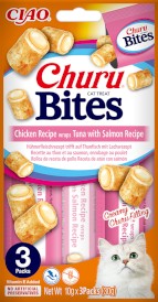 INABA Cat Churu Bites Chicken Tuna Salmon Łosoś 3x10g - Zdjęcie główne