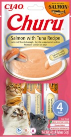 INABA Cat Churu Salmon Tuna Łosoś Tuńczyk 4x14g - Zdjęcie główne