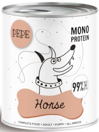 PAKA ZWIERZAKA PEPE Mono Protein Horse Koń 800g - Zdjęcie główne