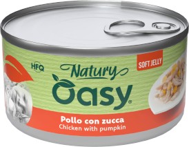 OASY Cat Natury Soft Jelly Kurczak Dynia w galaretce Puszka 150g - Zdjęcie główne
