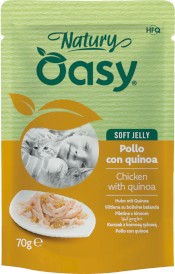 OASY Cat Natury Soft Jelly Kurczak z Quinoa w galaretce Saszetka 70g - Zdjęcie główne