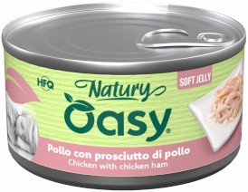 OASY Dog Natury Soft Jelly Kurczak Szynka w galaretce Puszka 150g - Zdjęcie główne