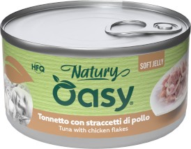 OASY Cat Natury Soft Jelly Tuńczyk Kurczak w galaretce Puszka 150g - Zdjęcie główne