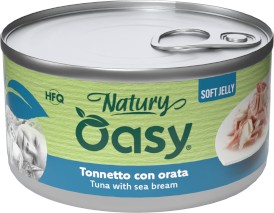 OASY Cat Natury Soft Jelly Tuńczyk Dorada w galaretce Puszka 150g - Zdjęcie główne